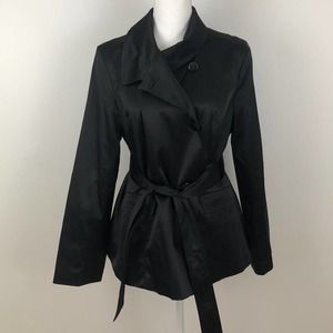 Harvé Benard Tie Front Button Up Jacket Size Med